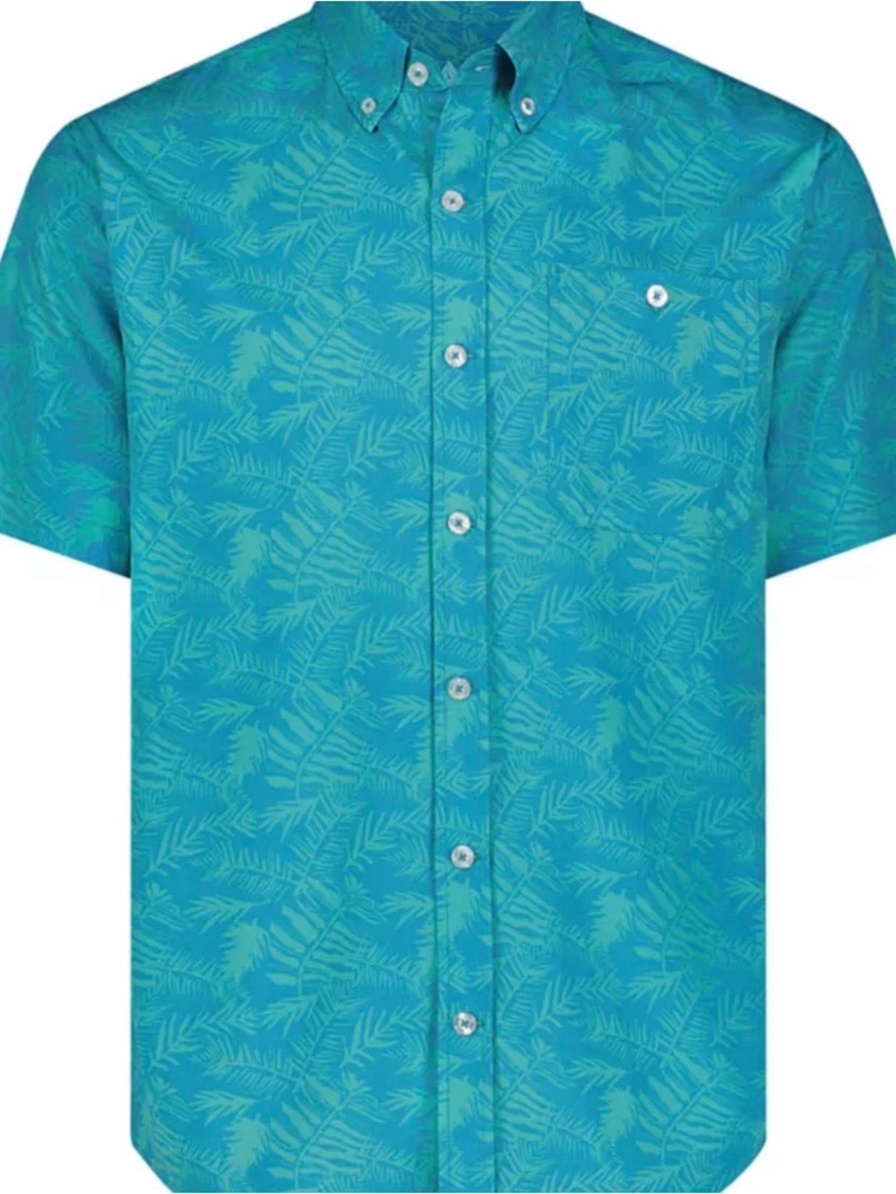 2 for $30 sale: Anglr aqua blue tropical button down fishing/ performance shirt
